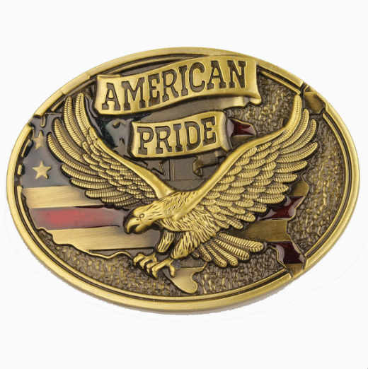 🎖️American Pride Belt Buckle - Crafted By VETERAN