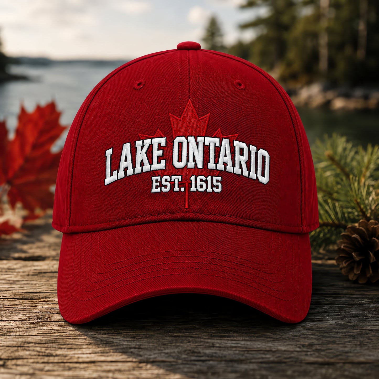 🍁Lake Ontario Forever – Heritage Embroidered Cap