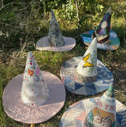 🔥Last Day 49% OFF - The Quilted Witch Hat | Handcrafted Folk Art Hat