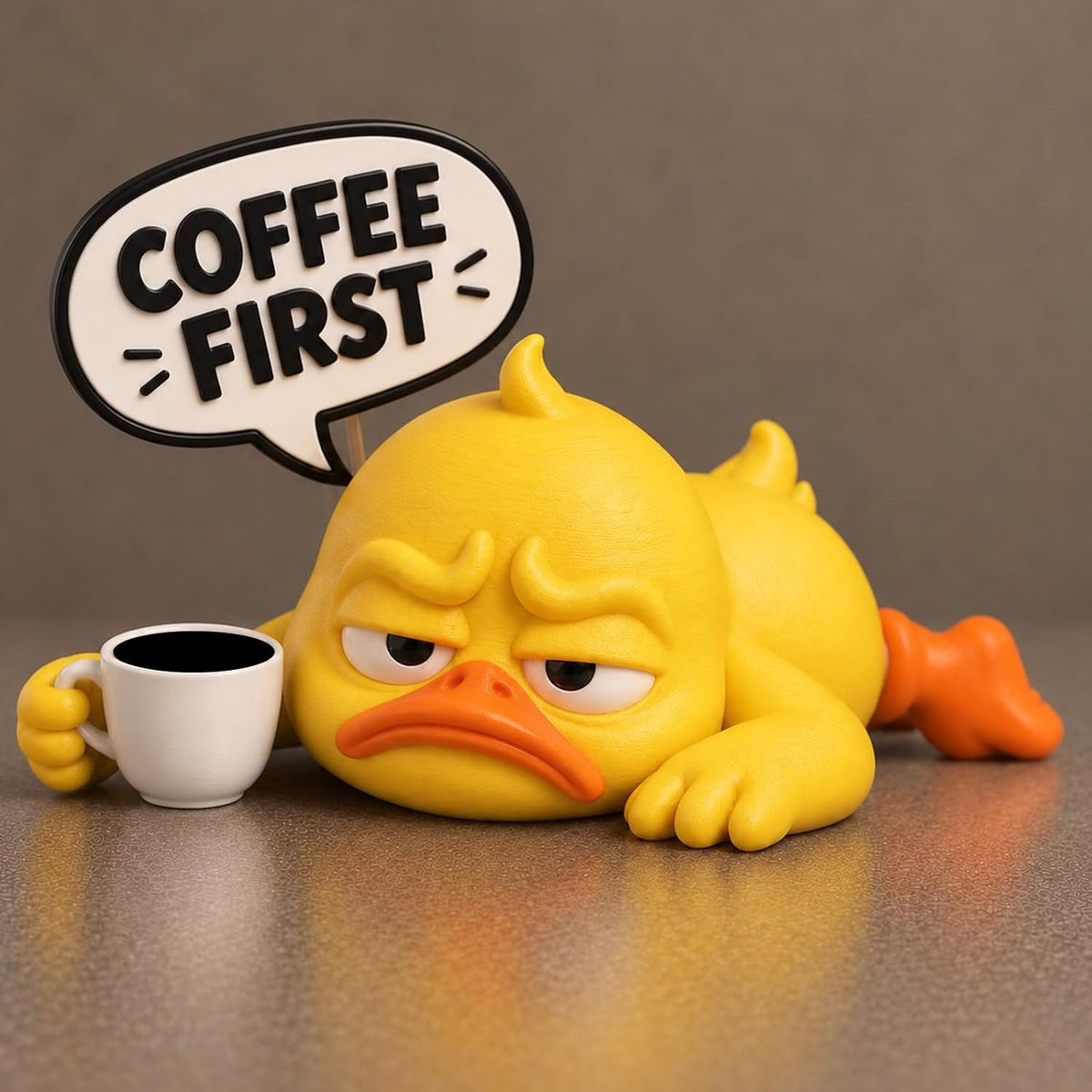 Bad Mood Duck Desk Figurine Collection