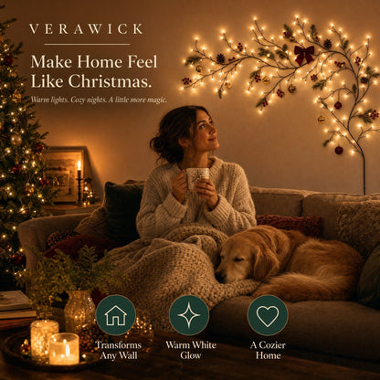 Willow Vine Lights – Christmas & Cozy Home Wall Decor