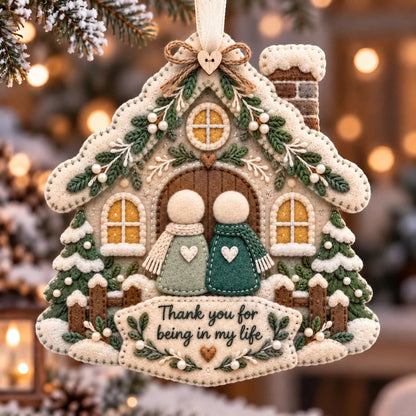 🎄 Handcrafted Felt Christmas Keepsake Ornament | A Meaningful Gift for Someone Special