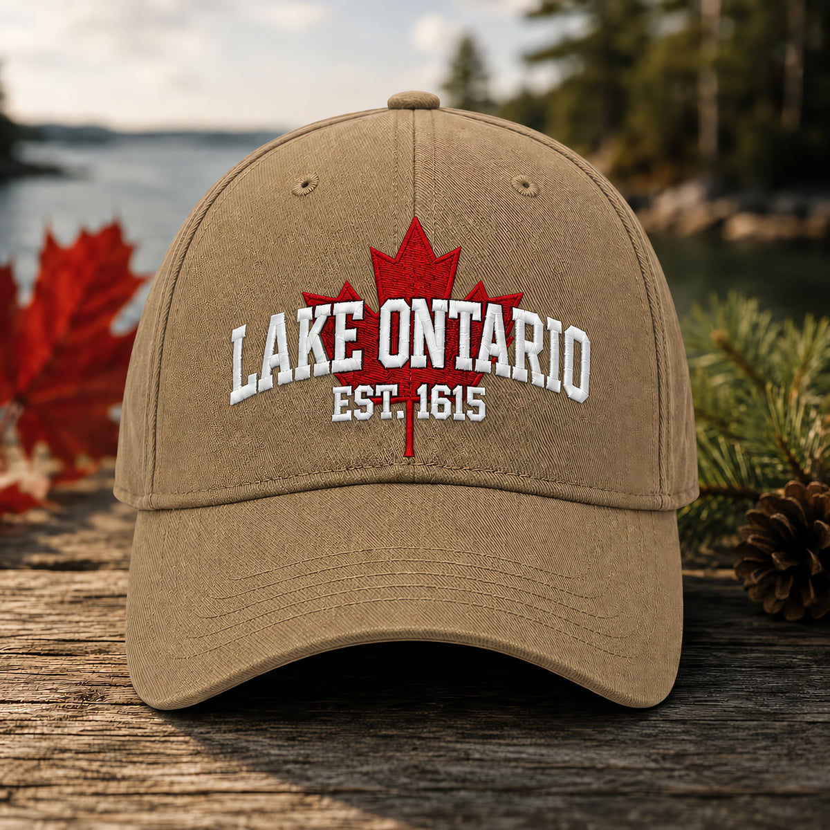 🍁Lake Ontario Forever – Heritage Embroidered Cap