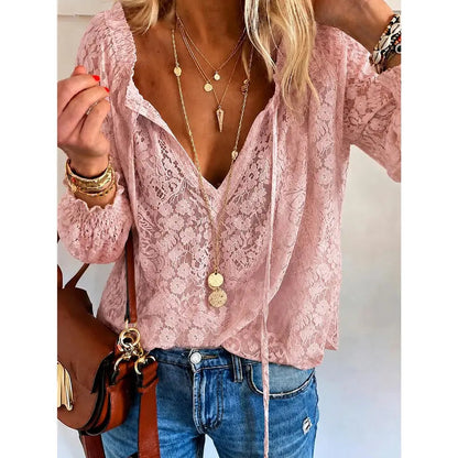 🌷Luna | Lace Elegance Top