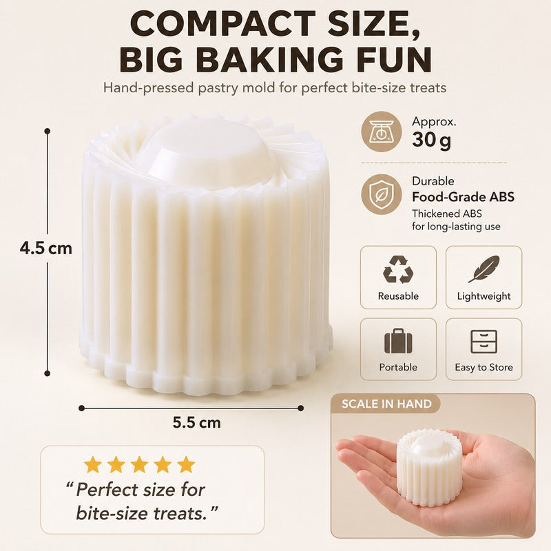 Creative Double-Ended Pastry Mold