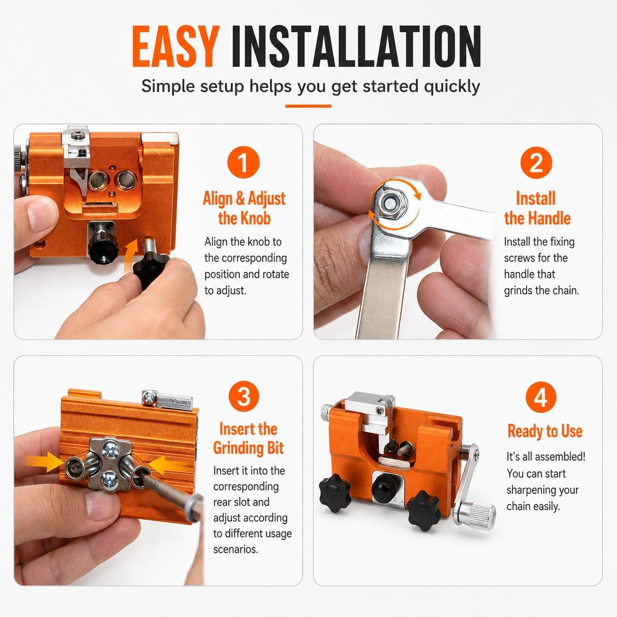 RazorWolf Pro Precision Chainsaw Sharpener