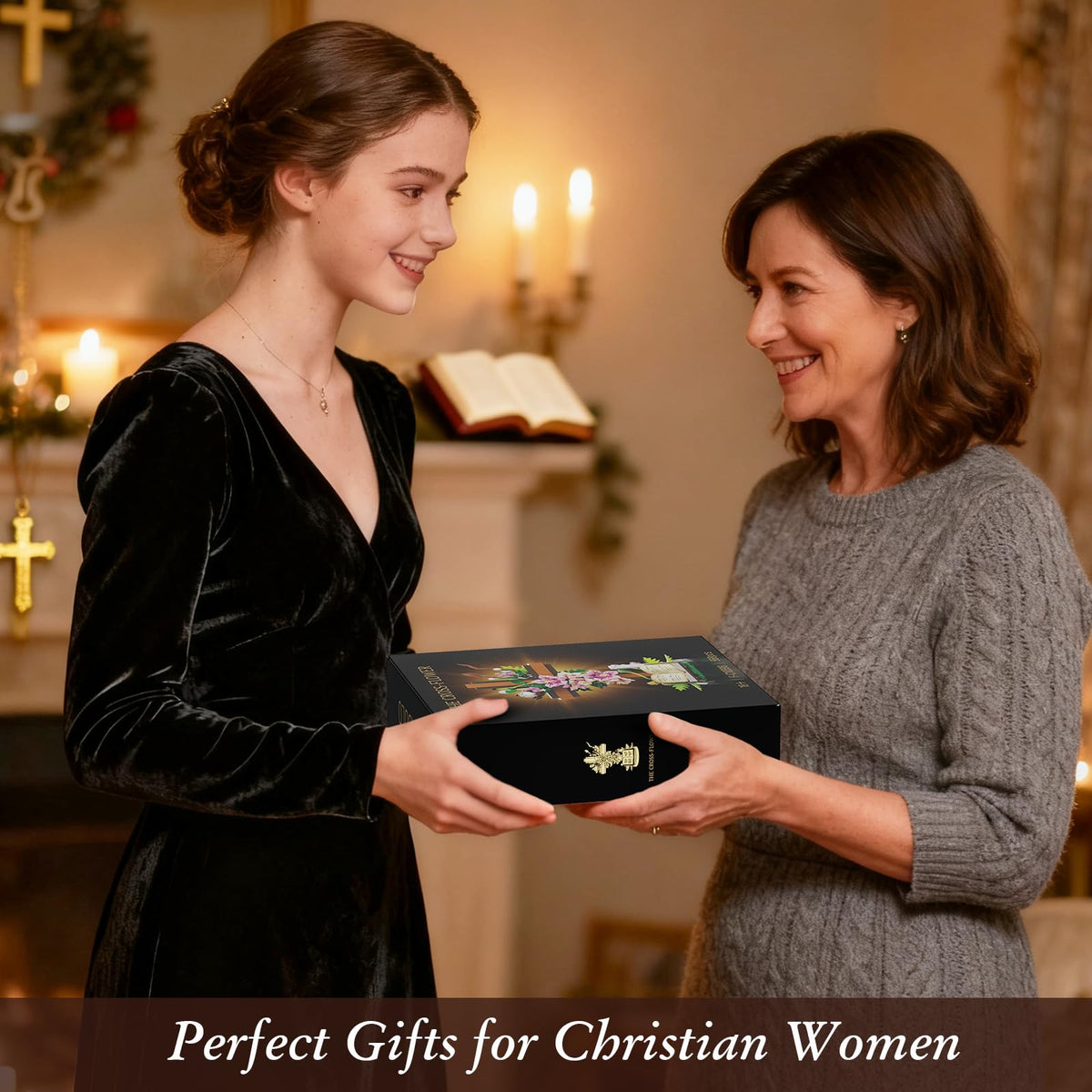 Jesus Cross Flower Building Set