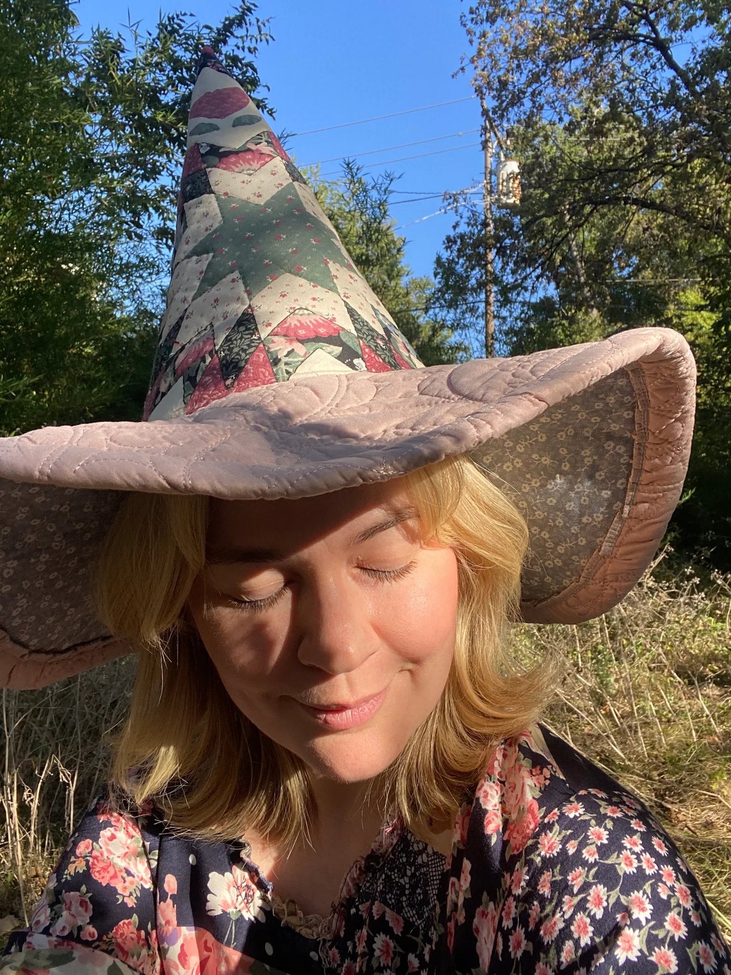 🔥Last Day 49% OFF - The Quilted Witch Hat | Handcrafted Folk Art Hat
