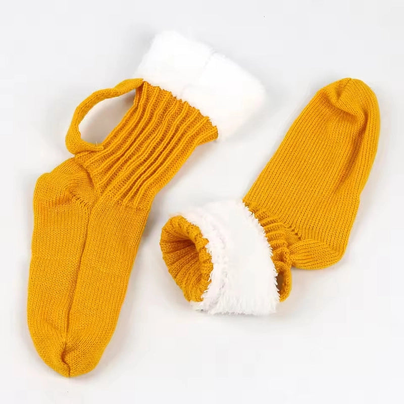 BrewBoot Beer Mug Socks – Cozy Knit Novelty Socks for Beer Lovers