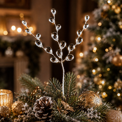 Christmas Frozen Crystal Tree Branches