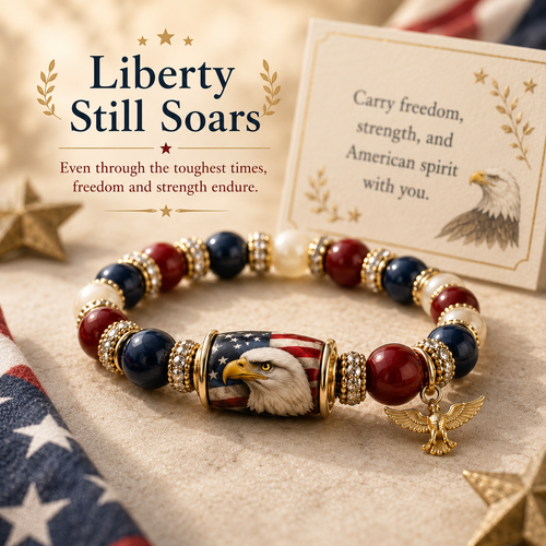 🇺🇸 Celebrate Freedom & Honor 💎 | USA 250th Anniversary Limited Edition Bracelet✨  - With Gift Box - 11 In Stock
