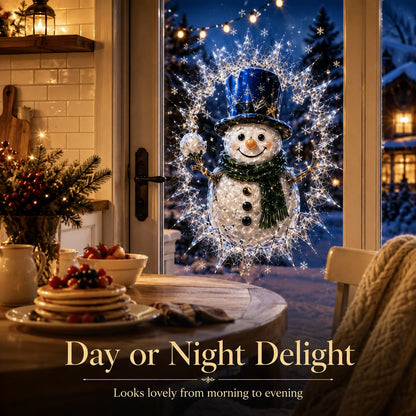 🎅 2026 Christmas Window Decals – 3D Crack Glass Holiday Decorations for a Magical Winter Wonderland