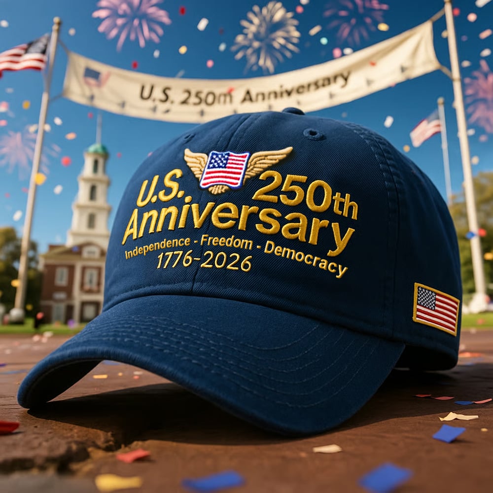 U.S. 250th  Anniversary Retro Washed Cap