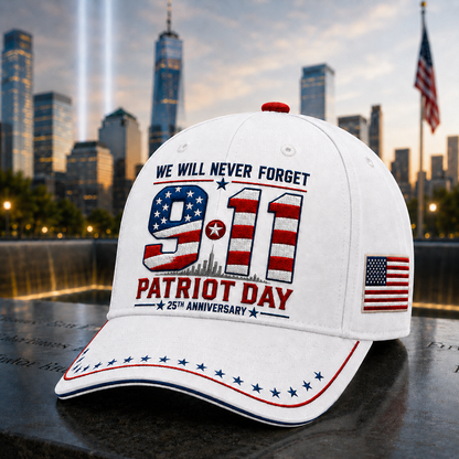 🇺🇸 9/11 Patriot Day 25th Anniversary Memorial Cap