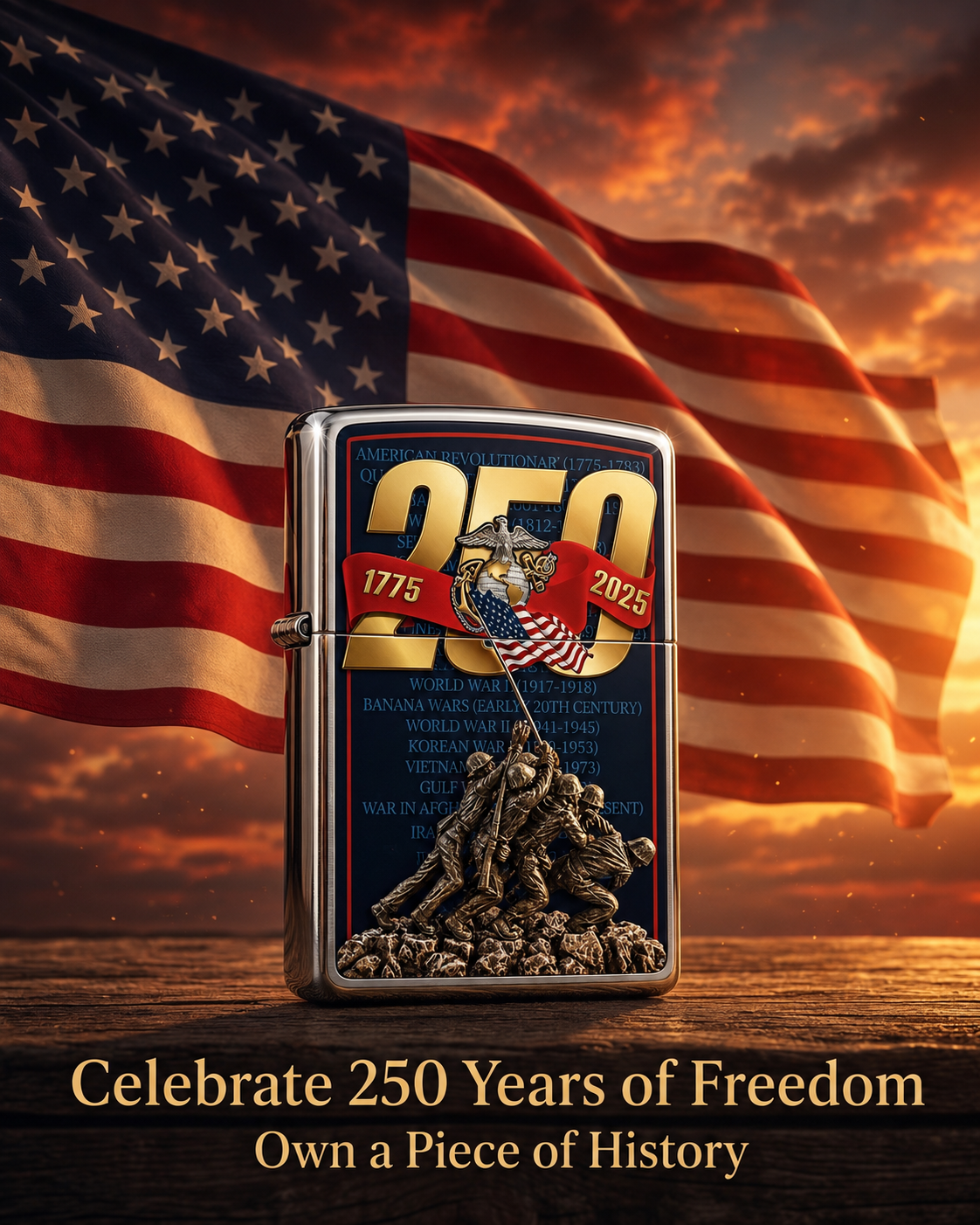 ⚡️Last Day 49% OFF -🎁USMC Lighter Tribute Collection（BUY 2 FREE SHIPPING)