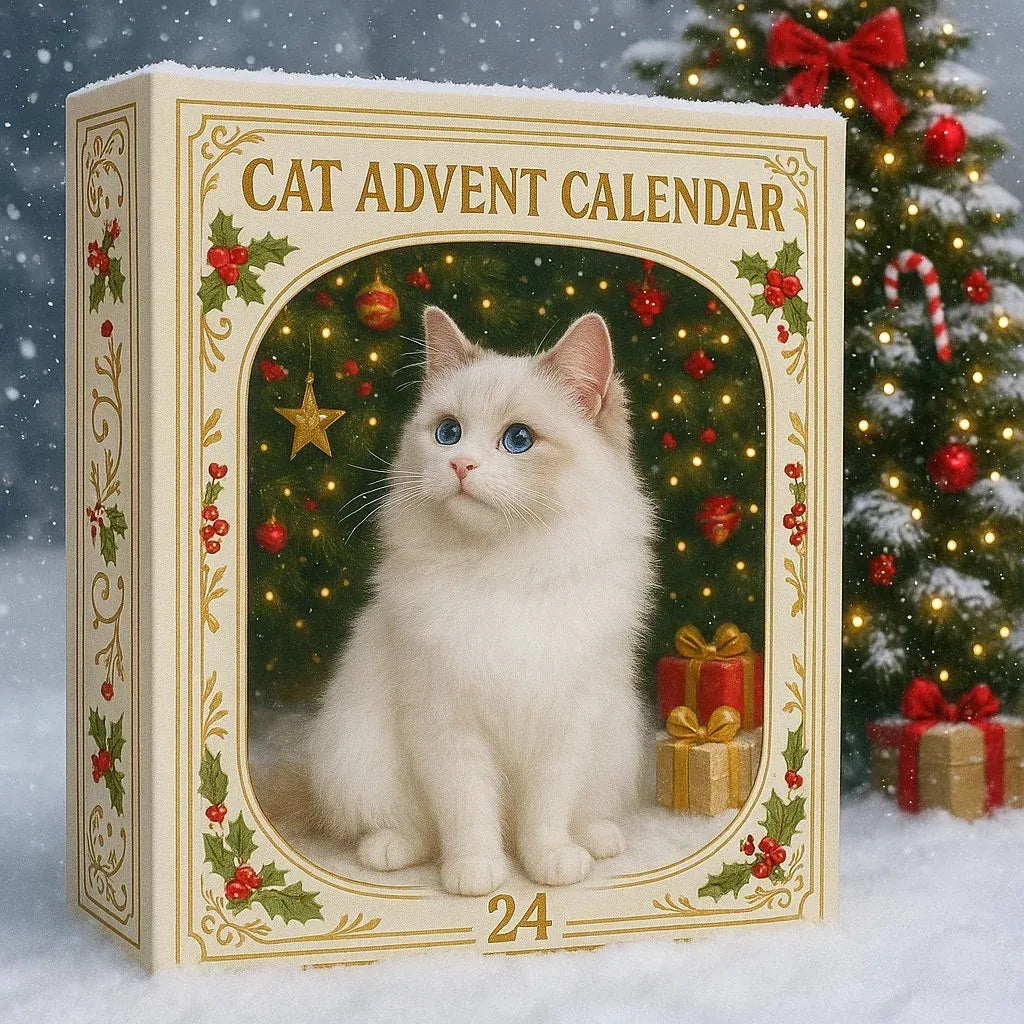 🐱🎄 24 Days of Christmas Cats Advent Calendar – 24 Collectible Festive Cat Surprises