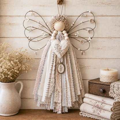 🔥Last Day 49% OFF - 🧵 Angel Fabric Hanging DIY Kit