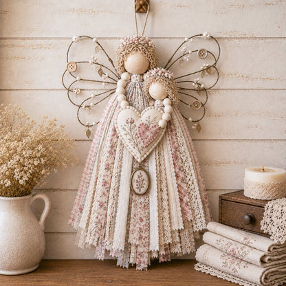 🔥Last Day 49% OFF - 🧵 Angel Fabric Hanging DIY Kit