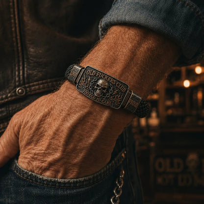 ☠️ Old Fuckers Club & Wild Freedom 🪓 | 2026 Limited Edition Vintage Bracelet - Only 17 Left