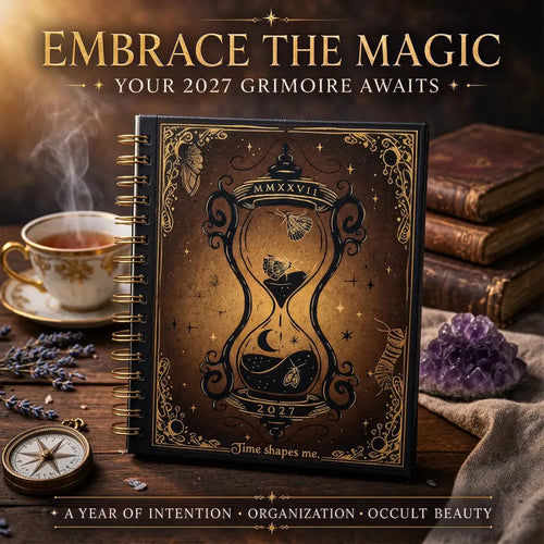 ✍️📕Waiting for the Night: The Witching Hour 2027 Weekly Planner🖤Gothic Romance & Practical Magic for the Year Ahead.