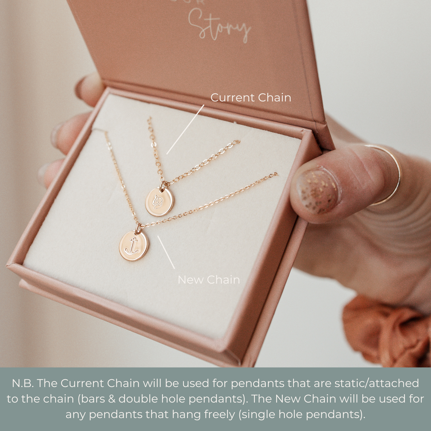 Medium & Small Pendant Necklace