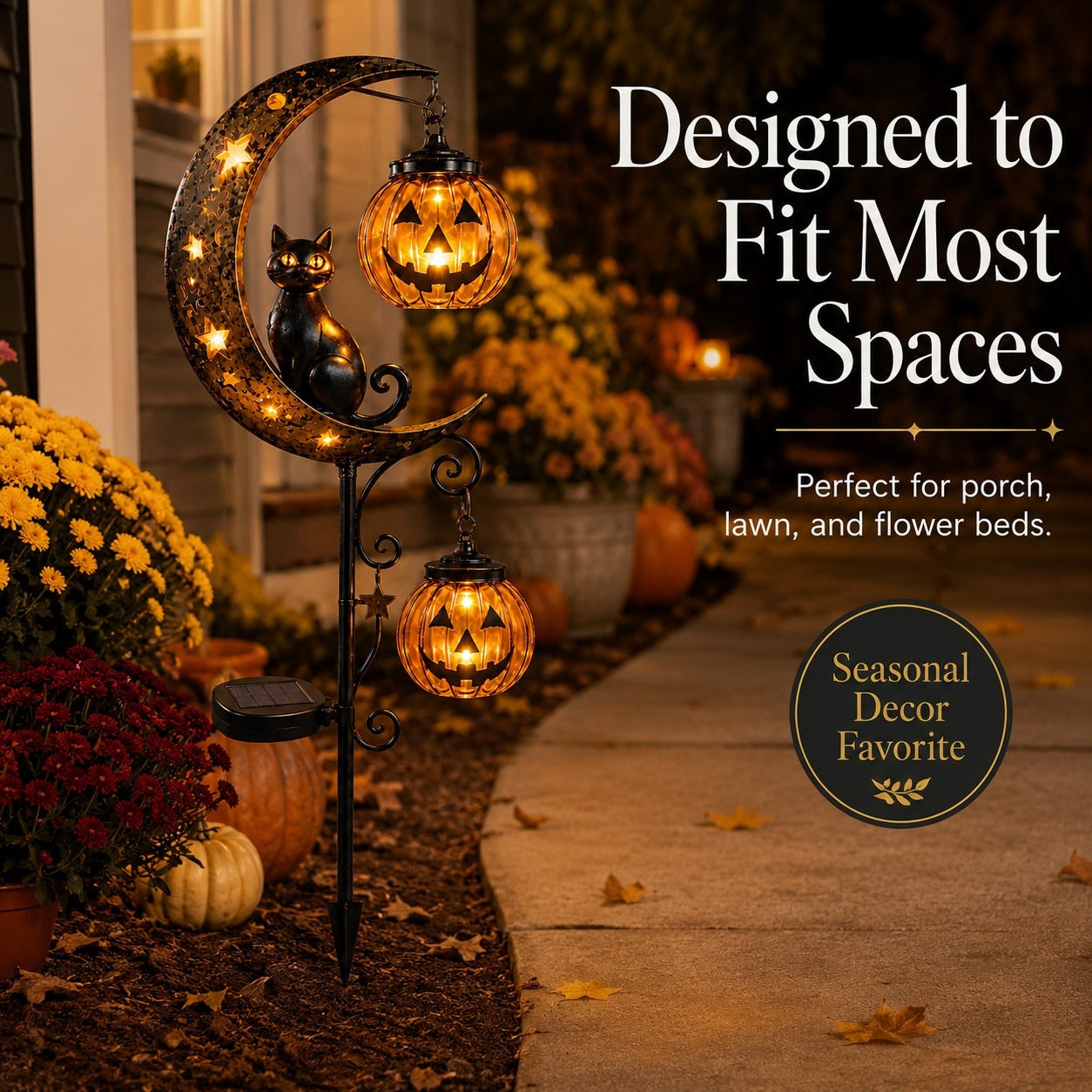 🎃 Pumpkin Moon Garden Stake Light (📦Buy 2 Free Shipping)