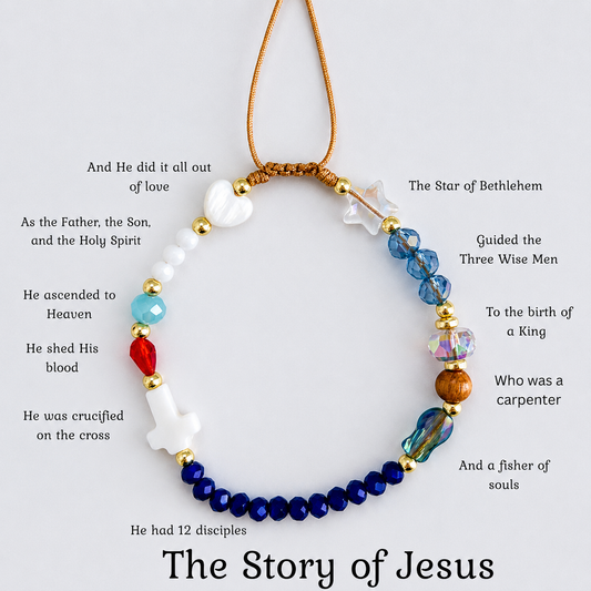 🎁50% OFF Promotion - ✝️Handmade Story of Jesus Bracelet