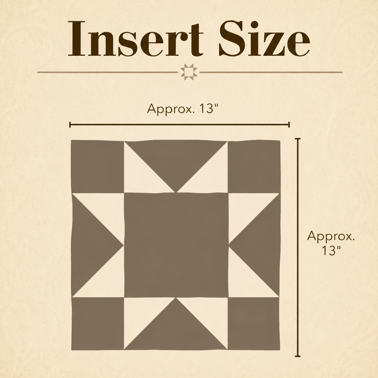 Interchangeable Quilted Wall Art Starter Set - Handmade Wood Display Frame with Magnetic Mini Quilt
