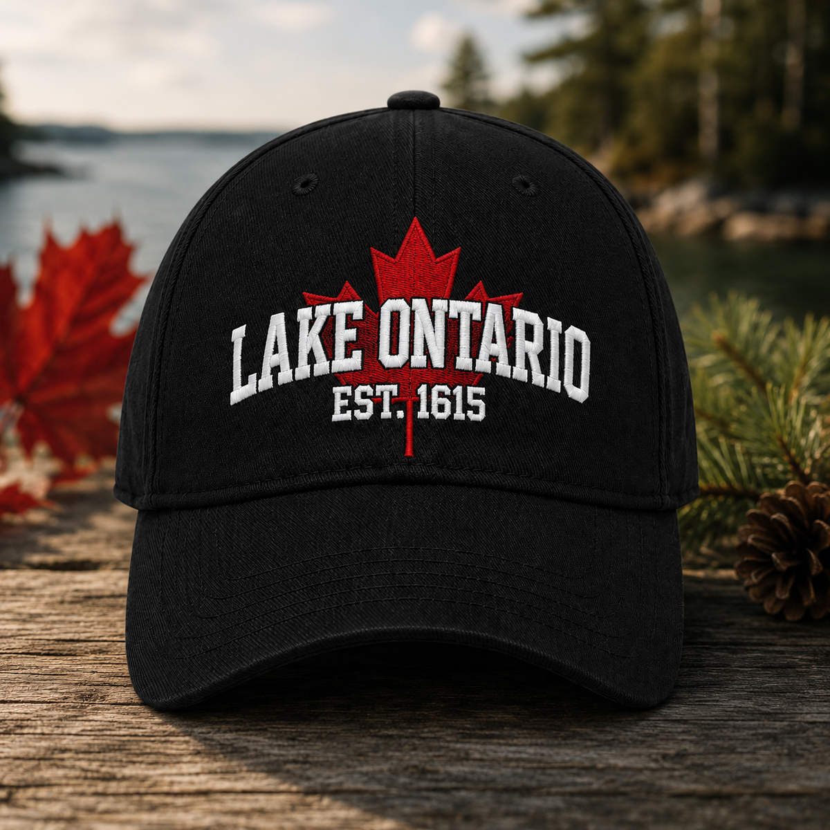 🍁Lake Ontario Forever – Heritage Embroidered Cap