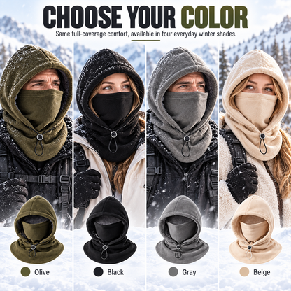 Winter Hot Sale 🔥 Fleece Double Layer Integrated Hat
