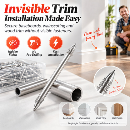 Double Headed Skirting Thread Seamless Nail & Sleeve Driver Tools