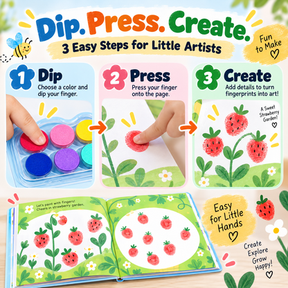 TinyHands™ Fingerprint Art Book - Create Magical Artwork With Little Fingers