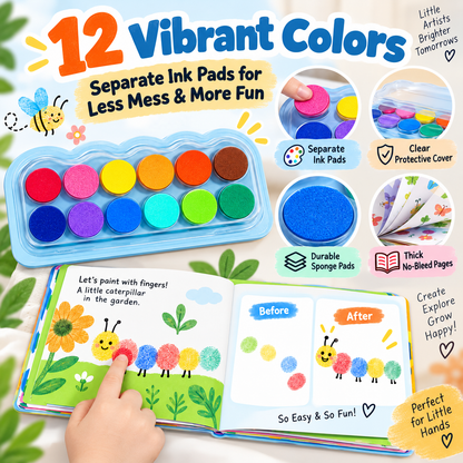 TinyHands™ Fingerprint Art Book - Create Magical Artwork With Little Fingers