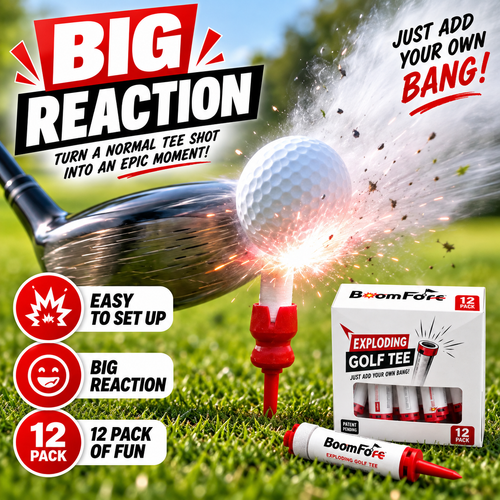 💥 BoomShot Prank Golf Tees