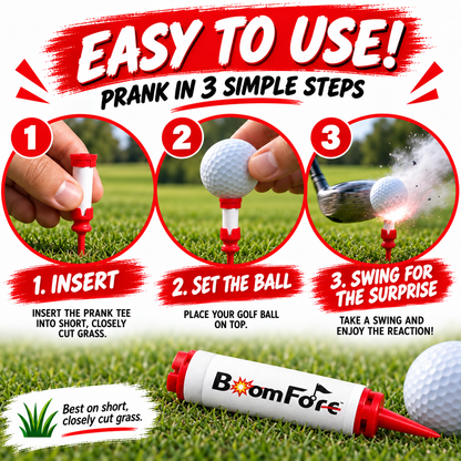 💥 BoomShot Prank Golf Tees