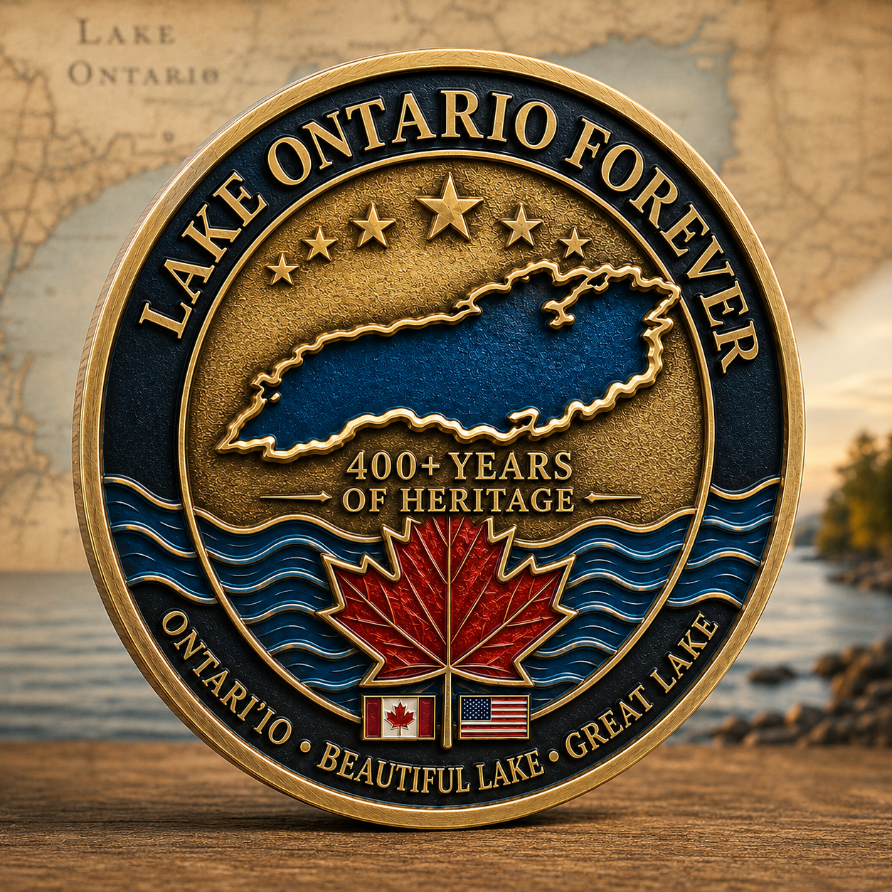 Lake Ontario Forever – 400+ Years of Heritage Challenge Coin