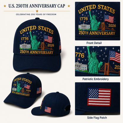 U.S.🗽Patriots Commemorative Embroidered Cap