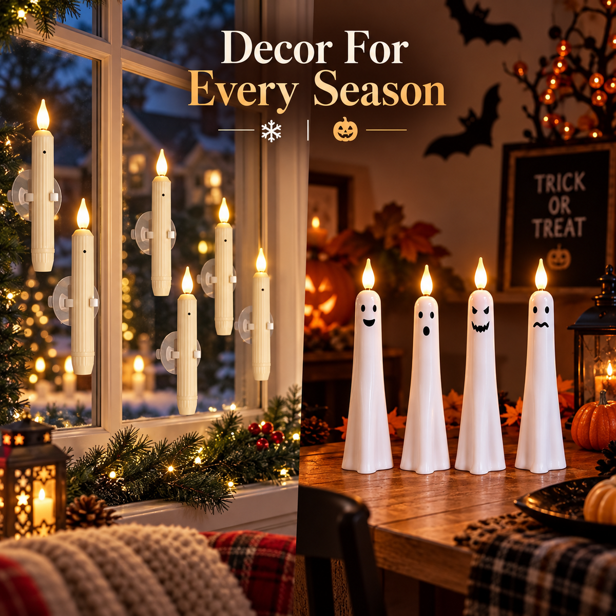 2026 Hot Sale - Window Candles with Sensor Dusk to Dawn
