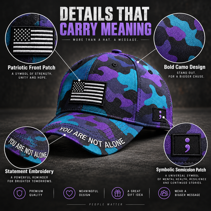 Veteran Suicide Prevention Awareness Month Baseball Cap