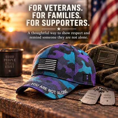 Veteran Suicide Prevention Awareness Month Baseball Cap