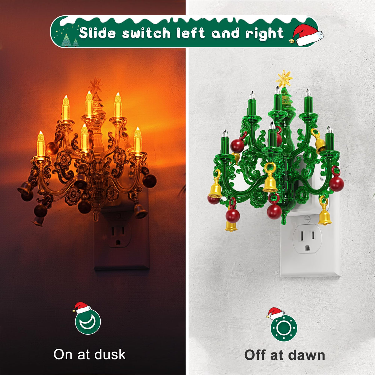 Vintage Christmas LED Night Light Collection