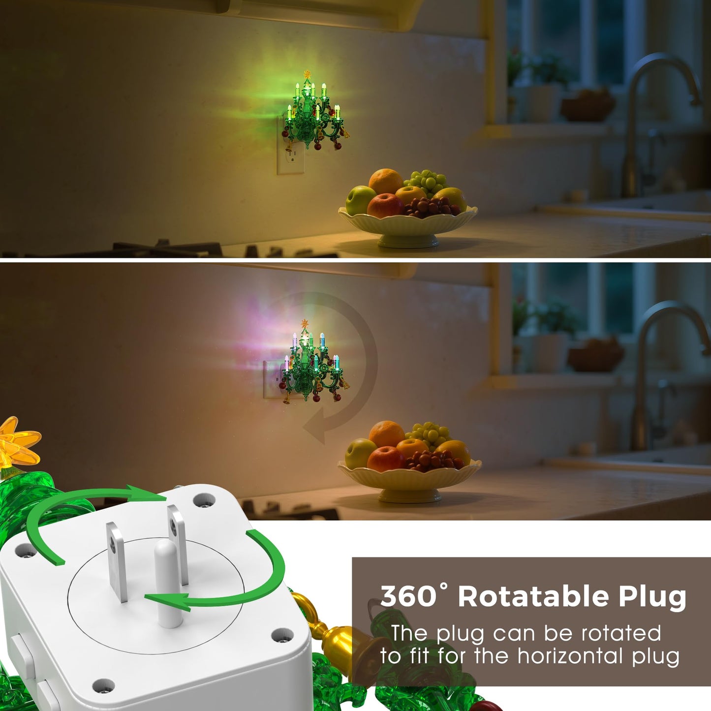 Vintage Christmas LED Night Light Collection