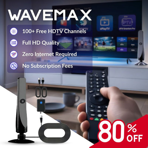 WaveMax – 100+ TV Channels, No Monthly Fees