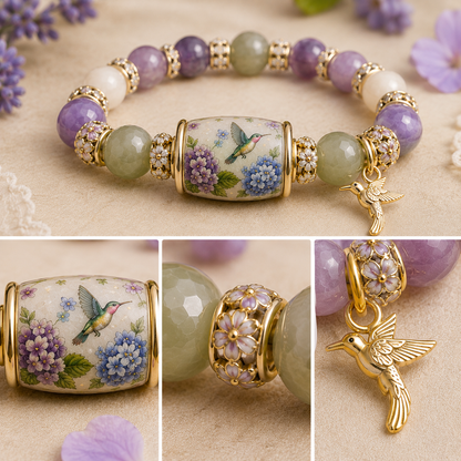 💜Hummingbird Garden Faith Bracelet 🌸 | 2026 Limited Edition Bracelet - With Gift Box