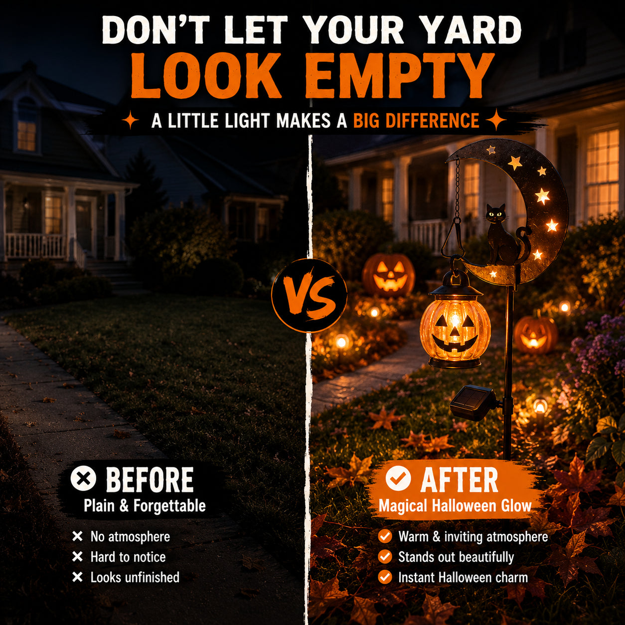 🎃 Pumpkin Moon Garden Stake Light (📦Buy 2 Free Shipping)