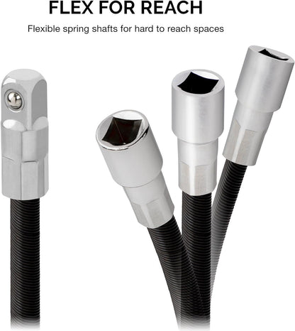 ⚙️Flexible Socket Extension Bars (2-Piece Set)