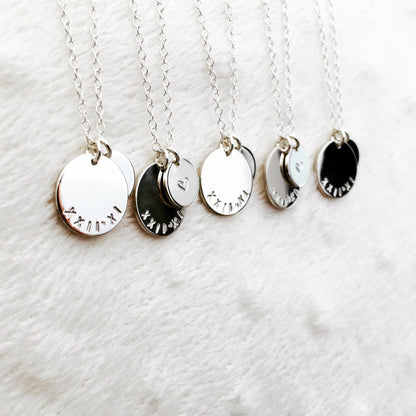 Medium & Small Pendant Necklace