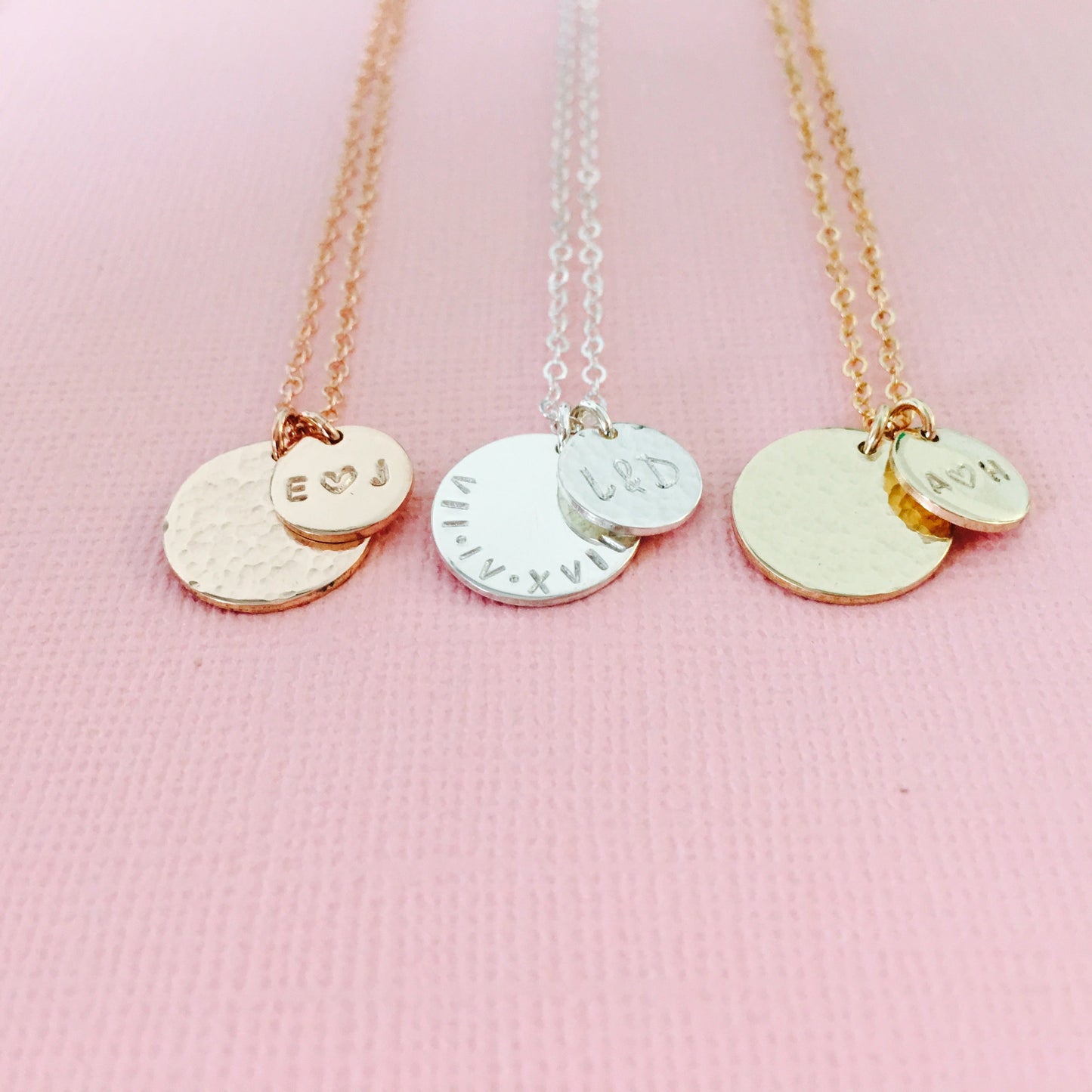Medium & Small Pendant Necklace