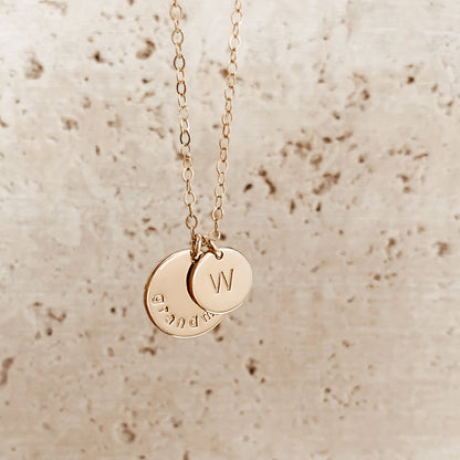 Medium & Small Pendant Necklace