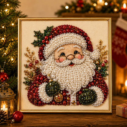 🎄 DIY Christmas Pearl Diamond Painting Art Kit With Frame (📦Buy 2 Free Shipping)